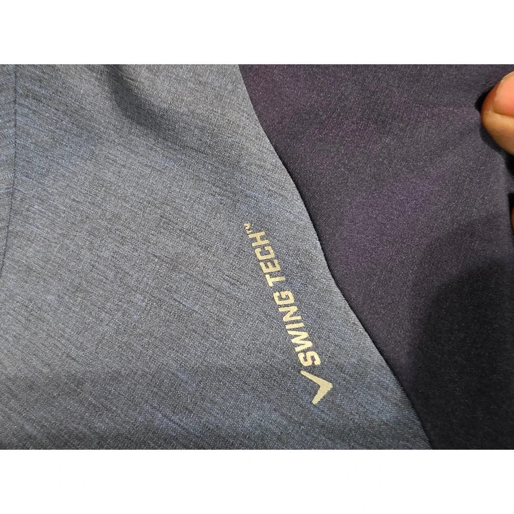 Callaway Weather Series Swing Tech Mens XL Quarter Zip Golf Pullover Blue Navy
